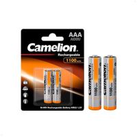 pack de pilas recargables AAA Camelion 1100mAh Pack 2unidades