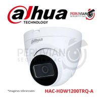 Cámara Domo de foco fijo HDCVI IR de 2 MP  HAC-HDW1200TRQ-A