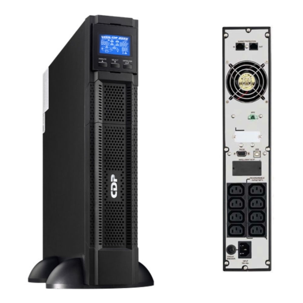 UPS Online CDP UPO11-2 RTAXi 2000VA, 8 salidas IEC-C13 programables, 220VAC, ideal para protección