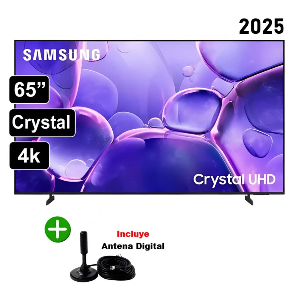 Televisor Samsung 65 UN65U8000F Crystal UHD Smart TV 2025 + Antena Digital