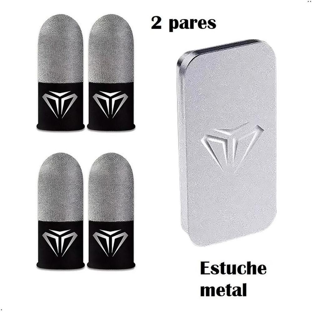 Guantes Dedale para Celular Shezi S04 4 Unidades Fibra Plata