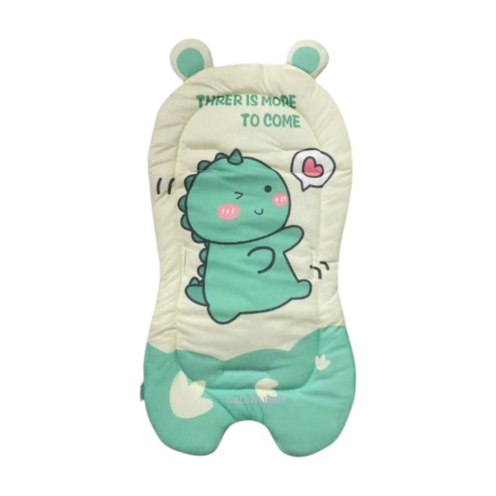 Cojin Asiento Suave para Coche de Bebé Diseño Dinosaurio