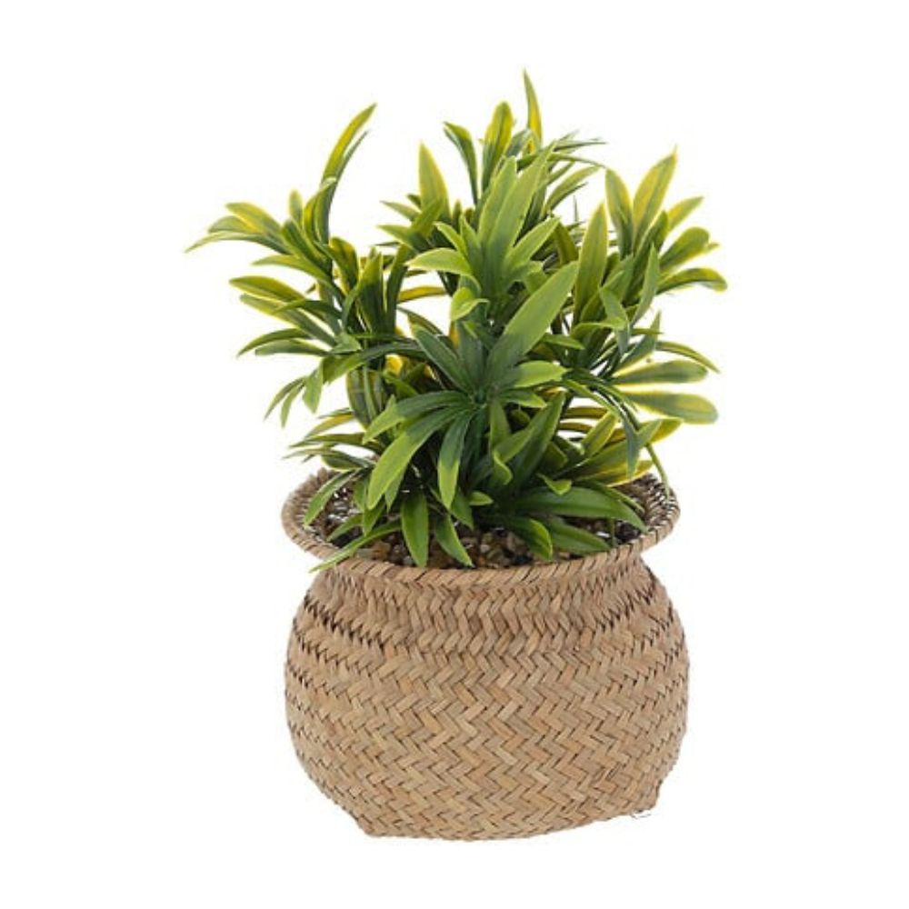 Planta artificial Jiling con maceta Natural 20cm Atmosphera
