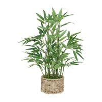 Bambu Artificial Ly Maceta Natural 46cm Atmosphera