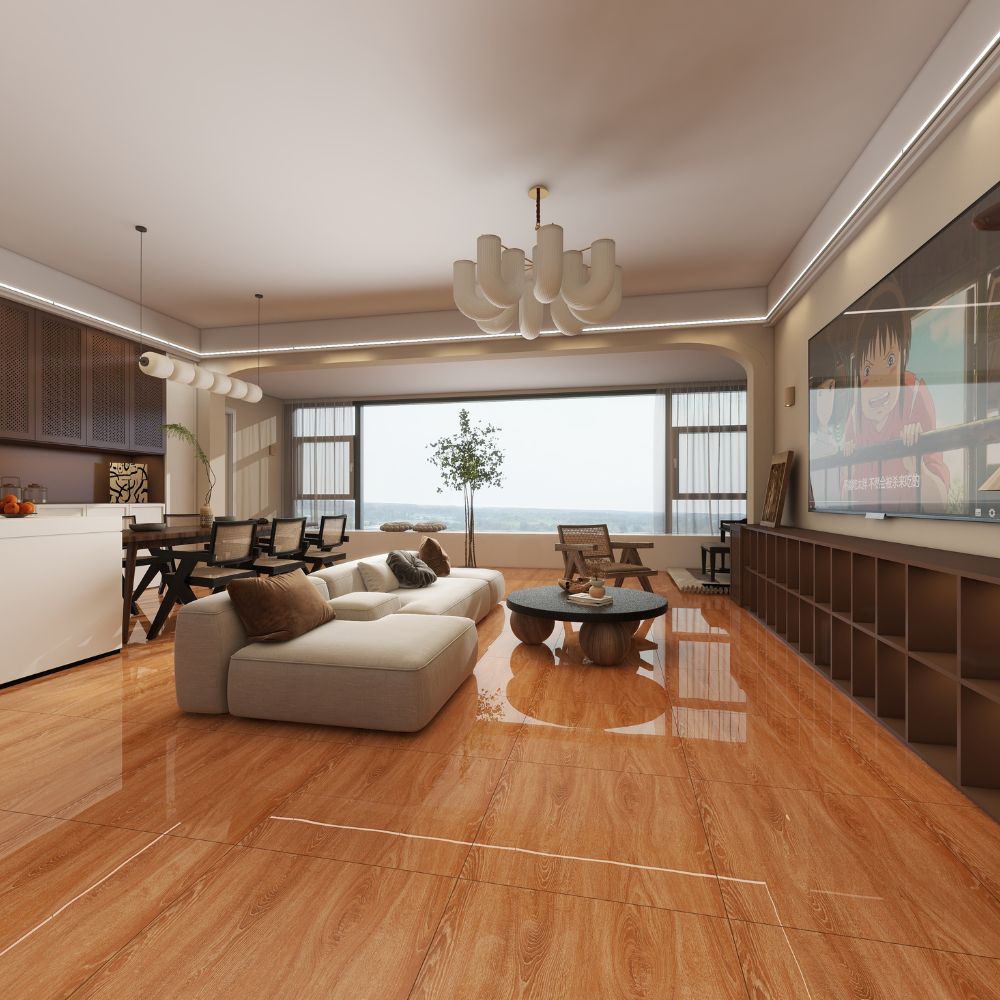 Piso Gress Maderado Boston 60x60cm 1.44m2 Orange