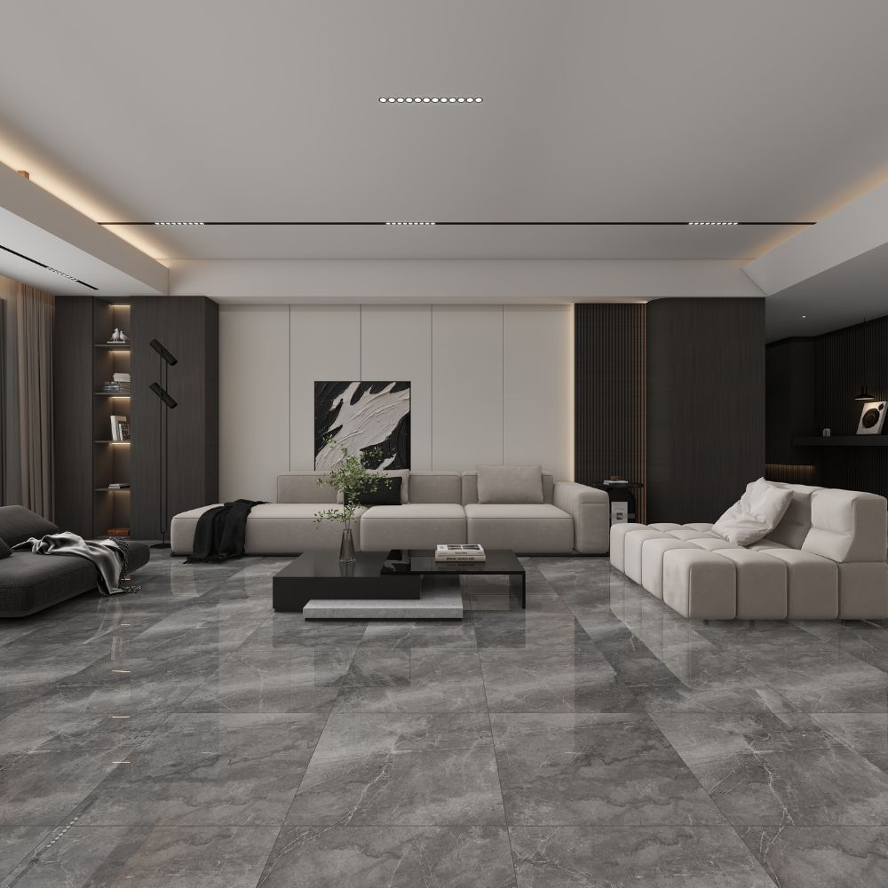 Piso Gress Marmolizado Lima Gris 60x60cm 1.44m2 Orange