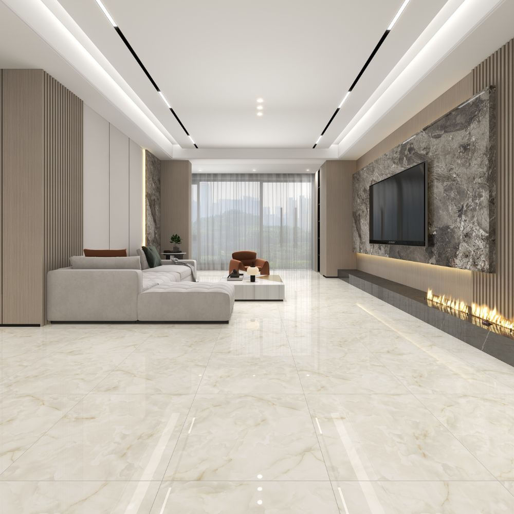 Piso Gress Marmolizado Alejandra 60x60cm 1.44m2 Orange