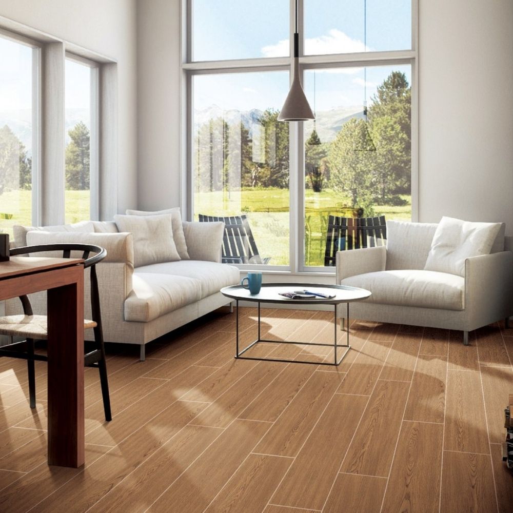 Tablón Gress Maderado Valencia 20x120cm 1.44m2 Orange