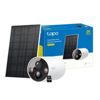 Cámara Tp-Link Tapo C425 KIT 2K 4MP Audio 2 vías Detección IA WiFi Batería Panel 128GB