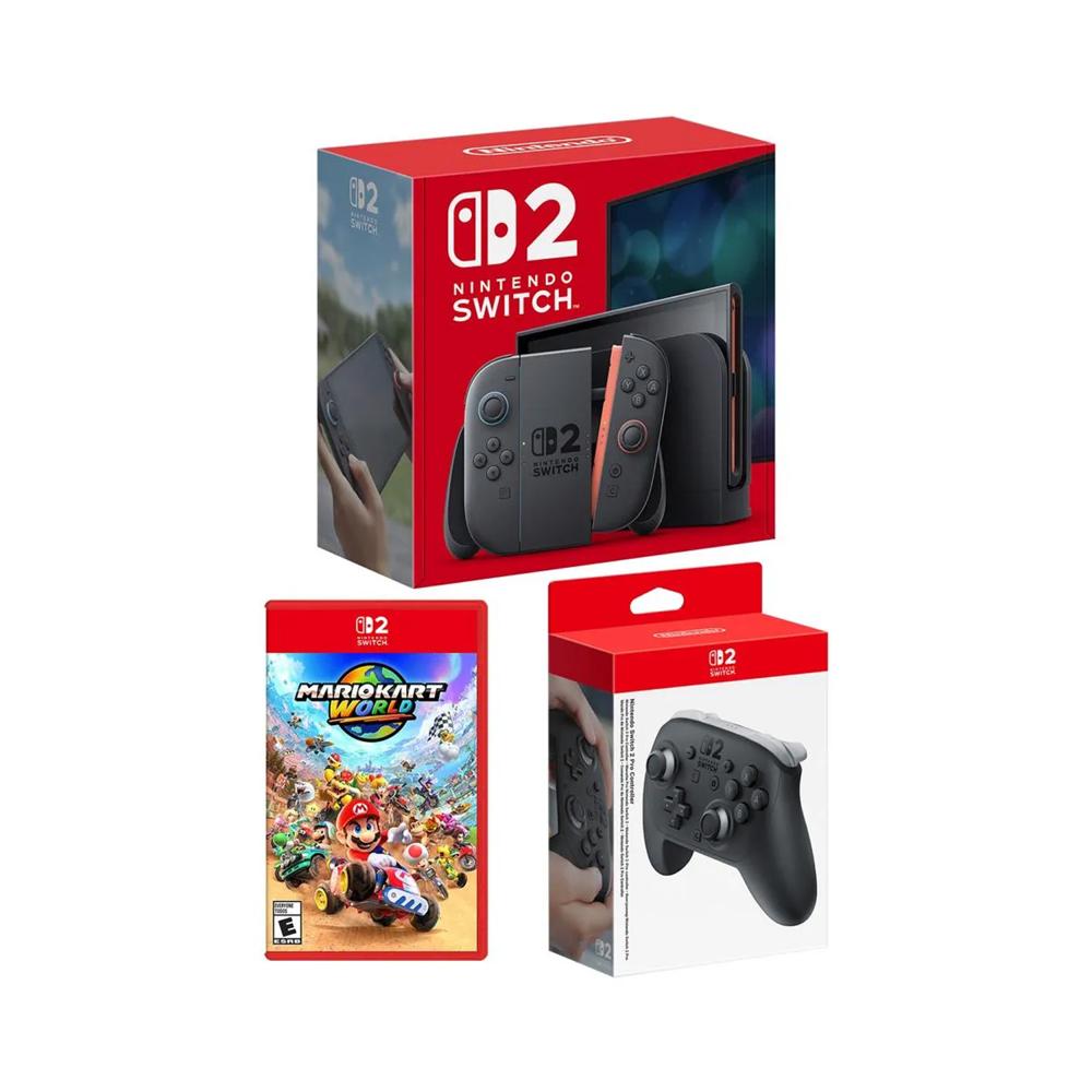 Consola Nintendo Switch 2 + Mario Kart World + Pro Controller
