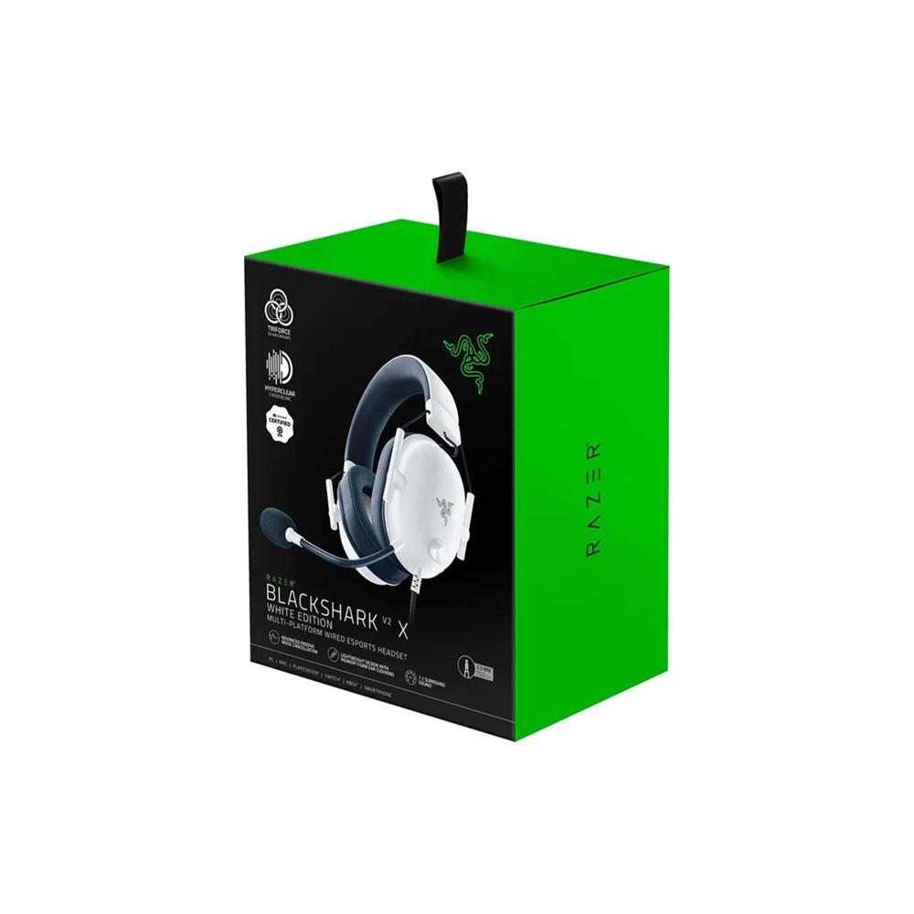 Audifono Gamer Razer Blackshark V2 X ed. PS5 Multiplataforma 50mm 7.1 White