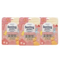 Delicias de Pechuga de Pavo y Vacuno Dentitoy Gourmet Bolsa 4 unid Pack x 3