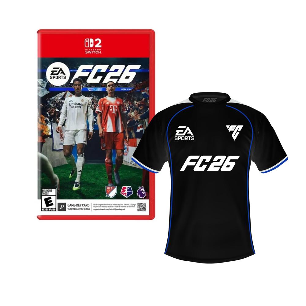 Ea Sports Fc 26 + Polo Negro Xl Nintendo Switch 2