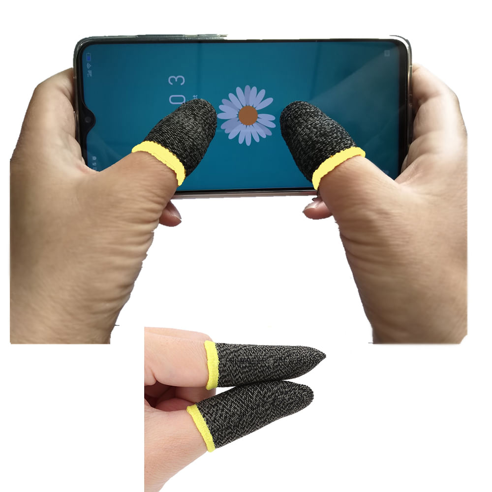 Guantes Gamer para dedo Disparador 2und Celular Tablet Antisudor Promart - Promart