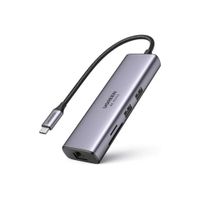 Hub Ugreen 7 en 1 USB-C Dual HDMI 4K@60Hz 100W PD 4x USB-A/C 10Gbps Gris CM498-45379
