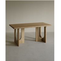Mesa de Comedor Aesthetic Malva 150cm Melamina Rovere TU MESITA