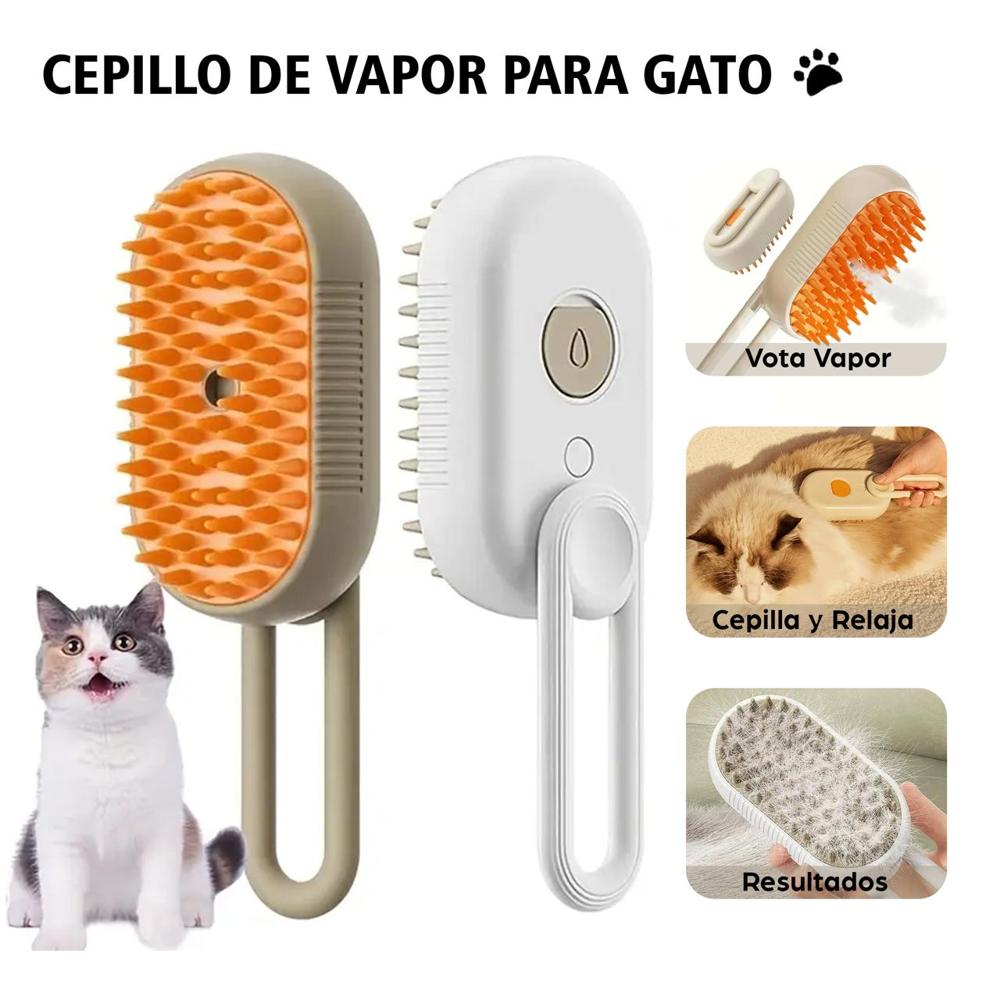 Peine de Vapor 3 en 1 Recargable para Gatos y Mascotas Peine de Vapor 3 en 1 Recargable para Gatos y Mascotas