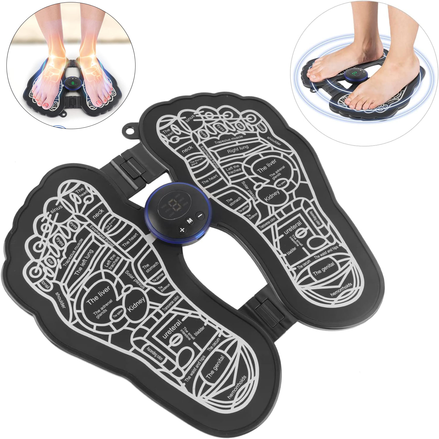 Masajeador estimulador de Pies y Piernas Relajación que alivia fatiga