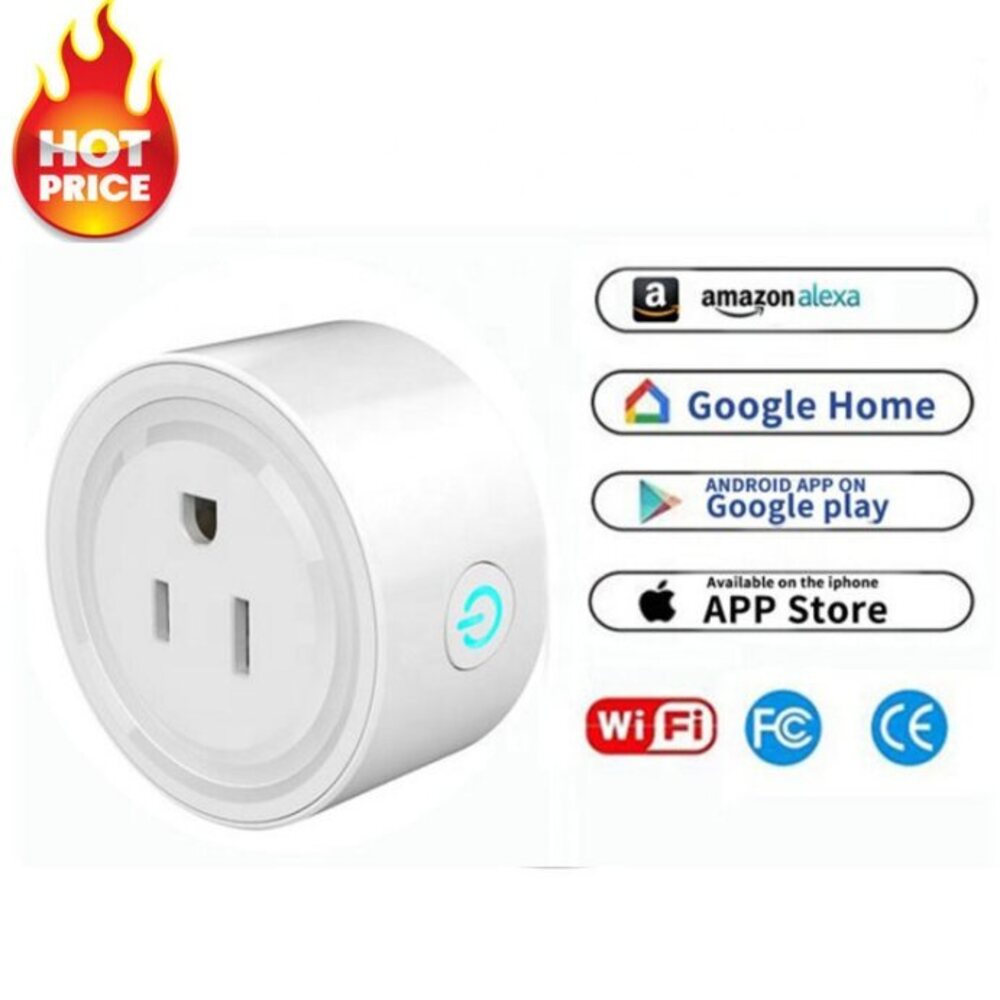 Enchufe Inteligente WiFi Compatible con Alexa y Google Enchufe Inteligente WiFi Compatible con Alexa y Google