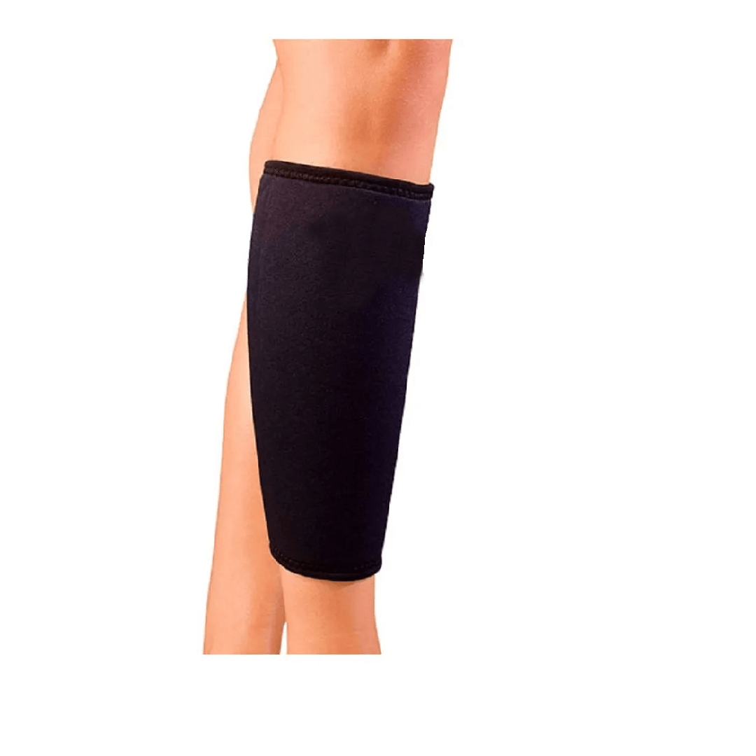 Pantorrillera Deportiva Tubular de Neopreno Talla Estándar 718 Negro Todo Fit