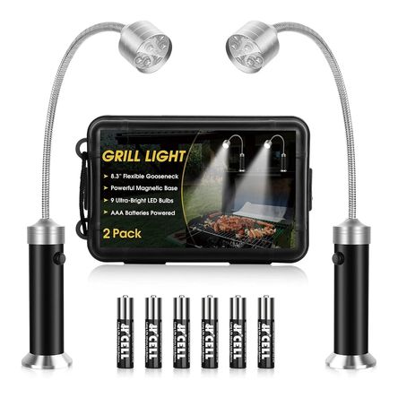 Cuello Flexible de 360 Grados Resistente Al Agua y Al Calor Baterías Incluidas Pack de 2 Cuello Flexible de 360 Grados Resistente Al Agua y Al Calor Baterías Incluidas Pack de 2