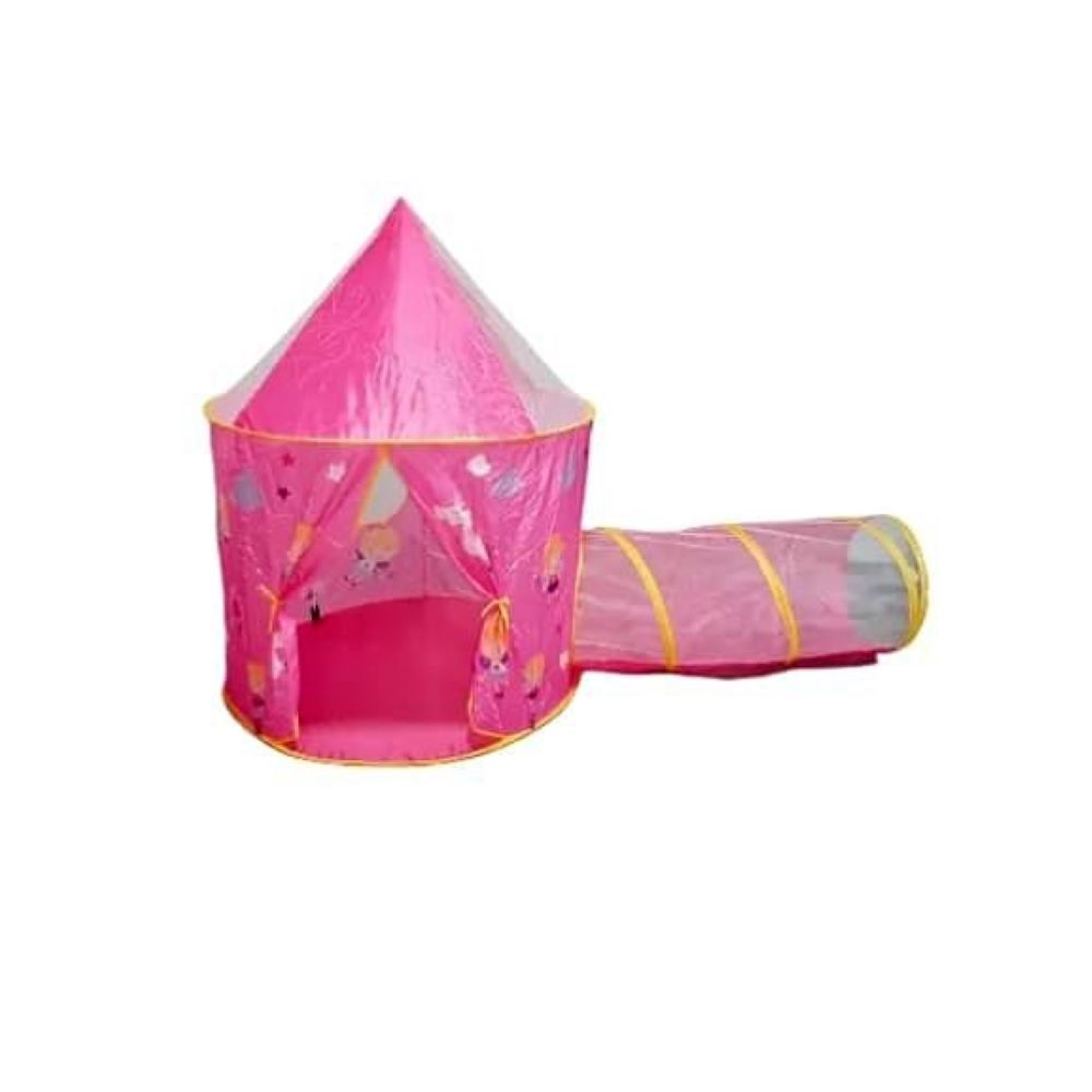 Castillo Armable con túnel rosado