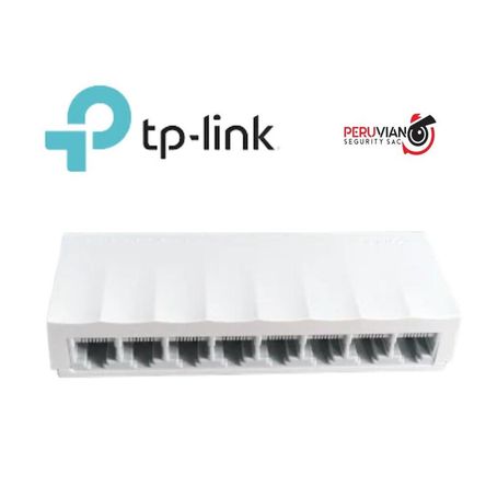 Switch Tplink TP-LS1008 de 8 Puertos 10/100Mbps de escritorio Switch Tplink TP-LS1008 de 8 Puertos 10/100Mbps de escritorio