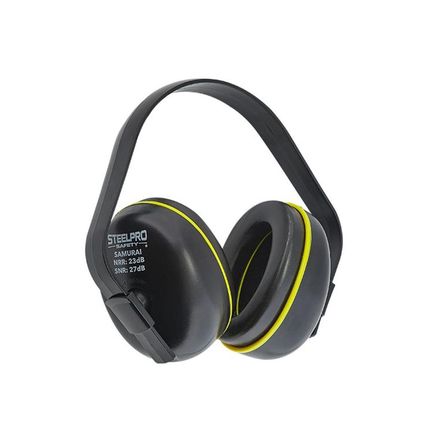 OREJERA SAMURAI 23 DB TIPO VINCHA STEELPRO Negro