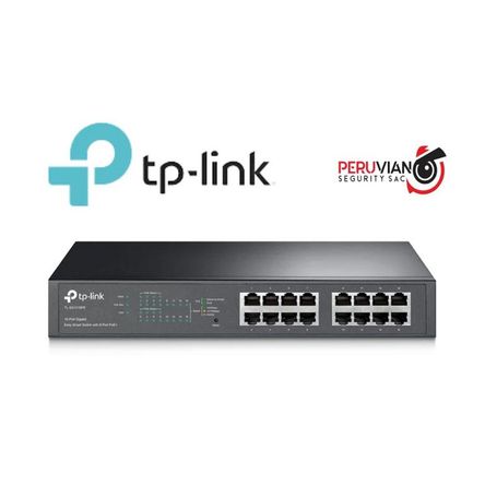 Switch Tplink TP-TL-SG1016D de 16 Puertos Gigabit Switch Tplink TP-TL-SG1016D de 16 Puertos Gigabit