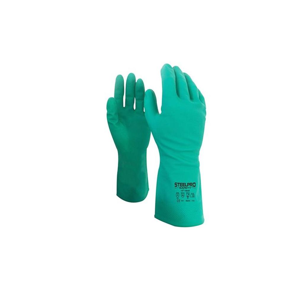 Guante nitrilo 13”-15MIL STEELPRO TALLA S