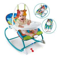 Silla Mecedora y Musical para Bebes Azul