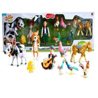 Set de Figuras Articulables La Granja de Zenón 10 Piezas