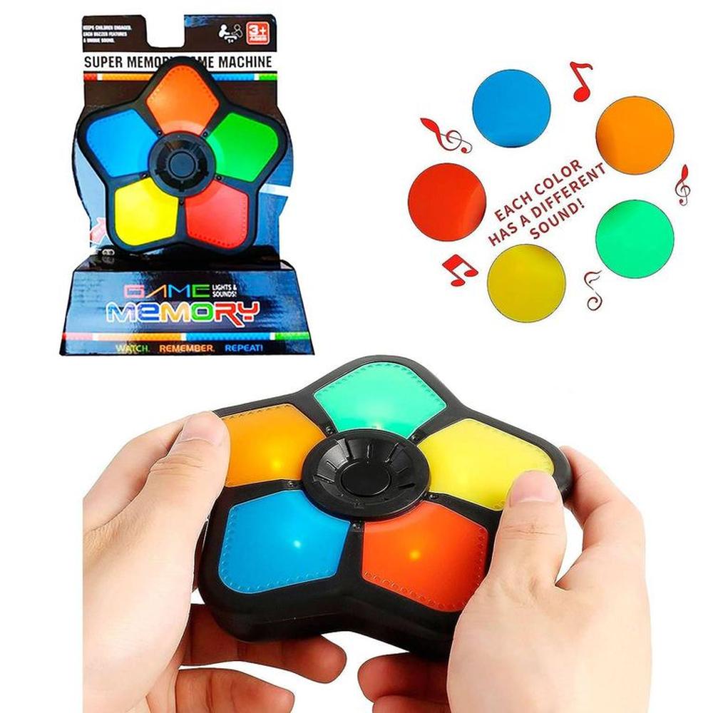 Juego de Memoria Secuency de Bolsillo con Luz y Sonido