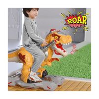 Juguete Scooter Dinosaurio Efecto bota humo Musical y Luces