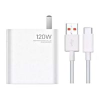 Cargador Xiaomi 120w Ultra Rápido Combo  Cable Usb Original