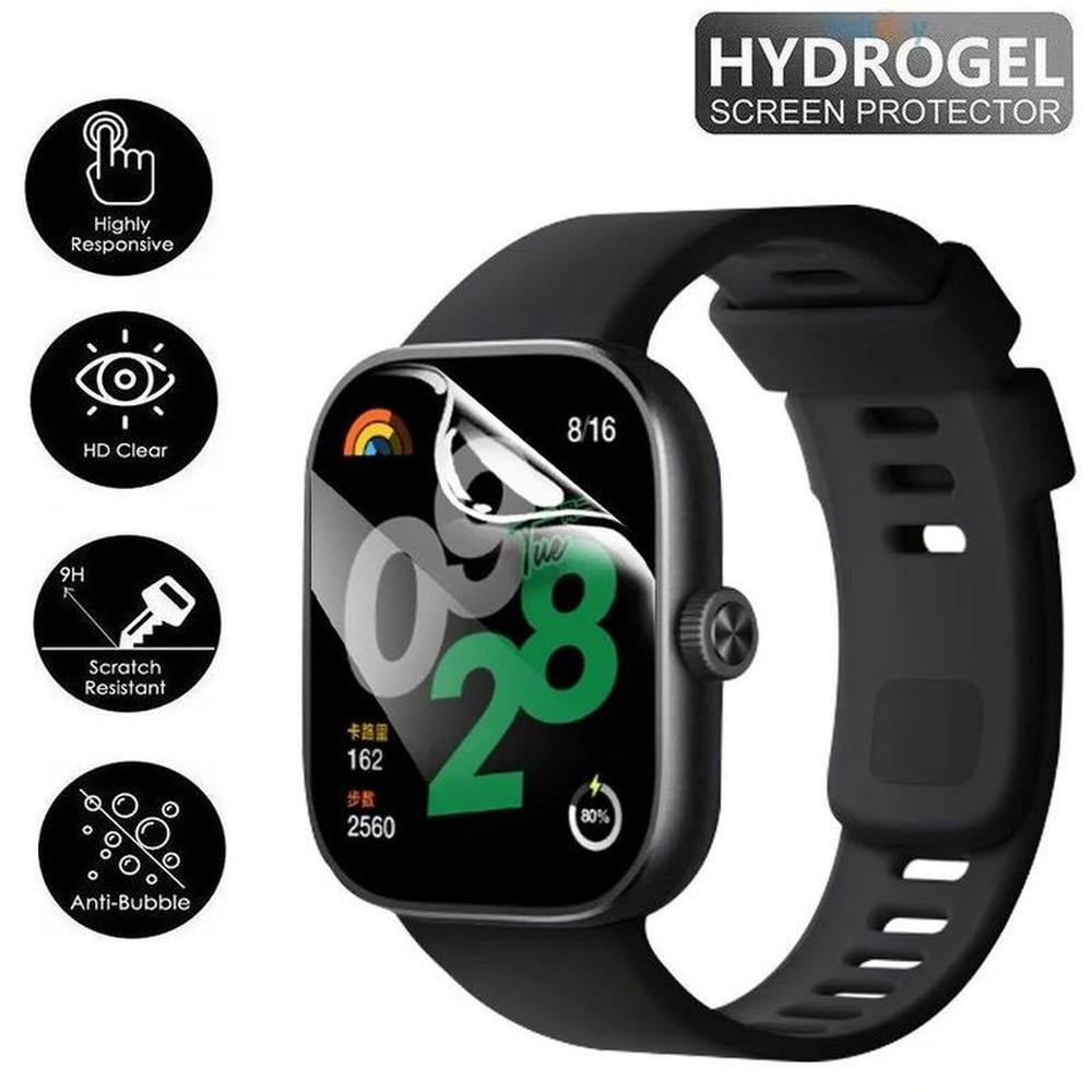 Reloj Xiaomi Redmi Watch 4 - BLACK + 2 Protector de Pantalla Hidrogel