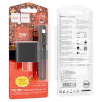 Cargador De Pared 20W Hoco Cs13 + CABLE C - C