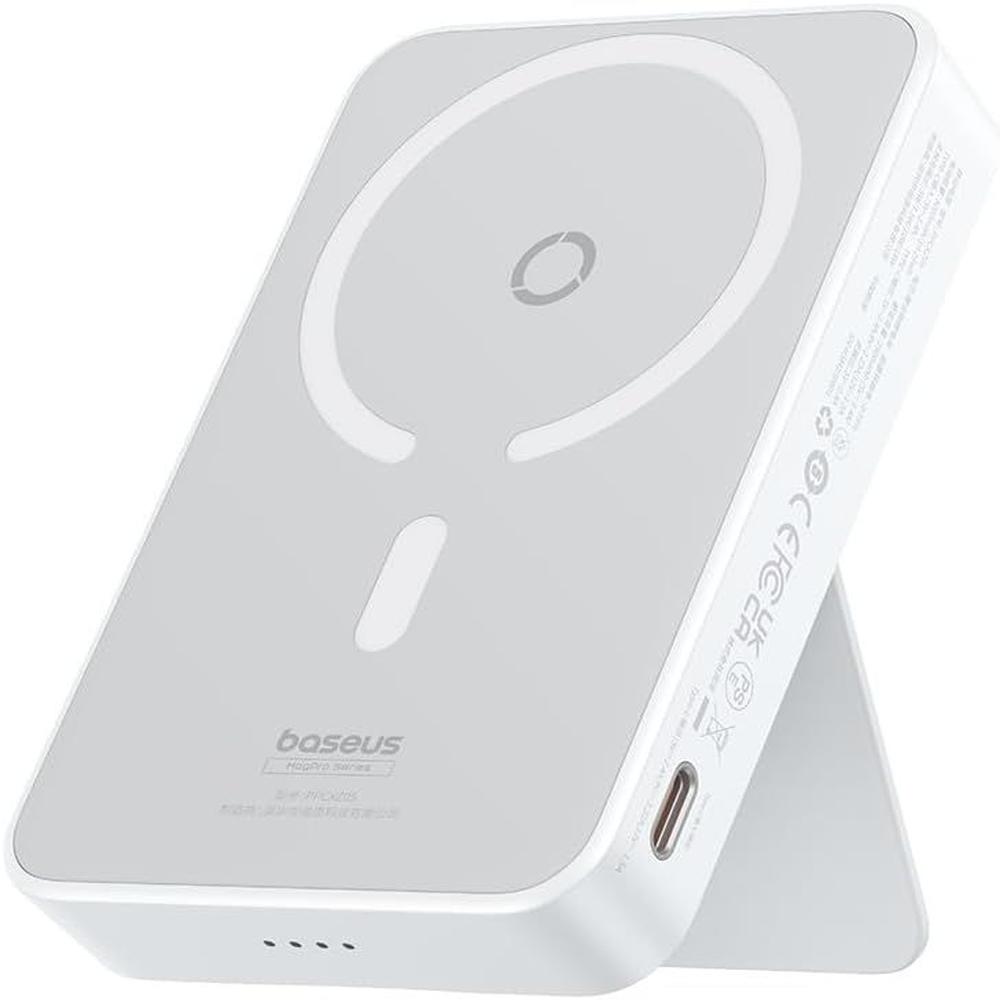 Power Bank Inalámbrico Magnético Baseus Magpro 5000mah PD20W - Blanco