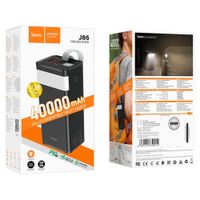 Bateria Portatil 40000mha Carga Rapida 22W Hoco Premiun - Negro