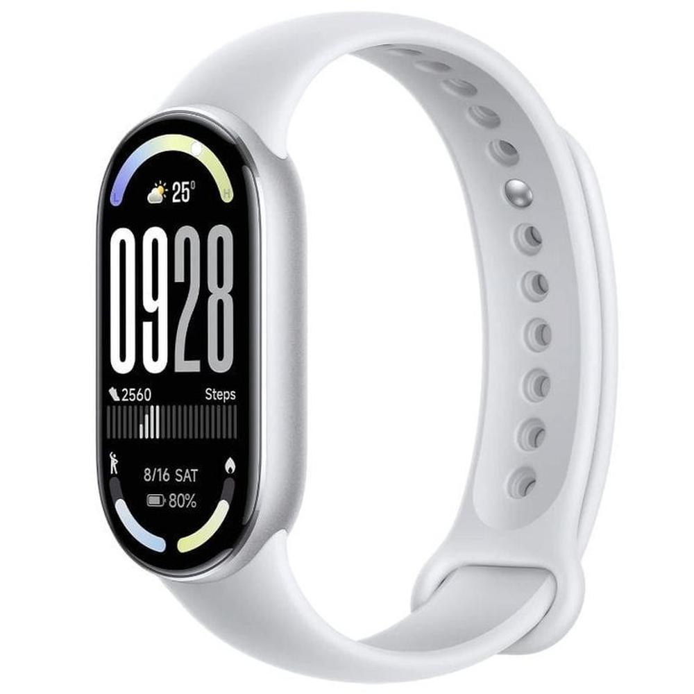 Pulsera Xiaomi smart band 10, AMOLED, 60 Hz, 5ATM - Plateado