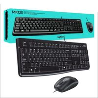 Kit Teclado Y Mouse Logitech MK120 Alambrico USB