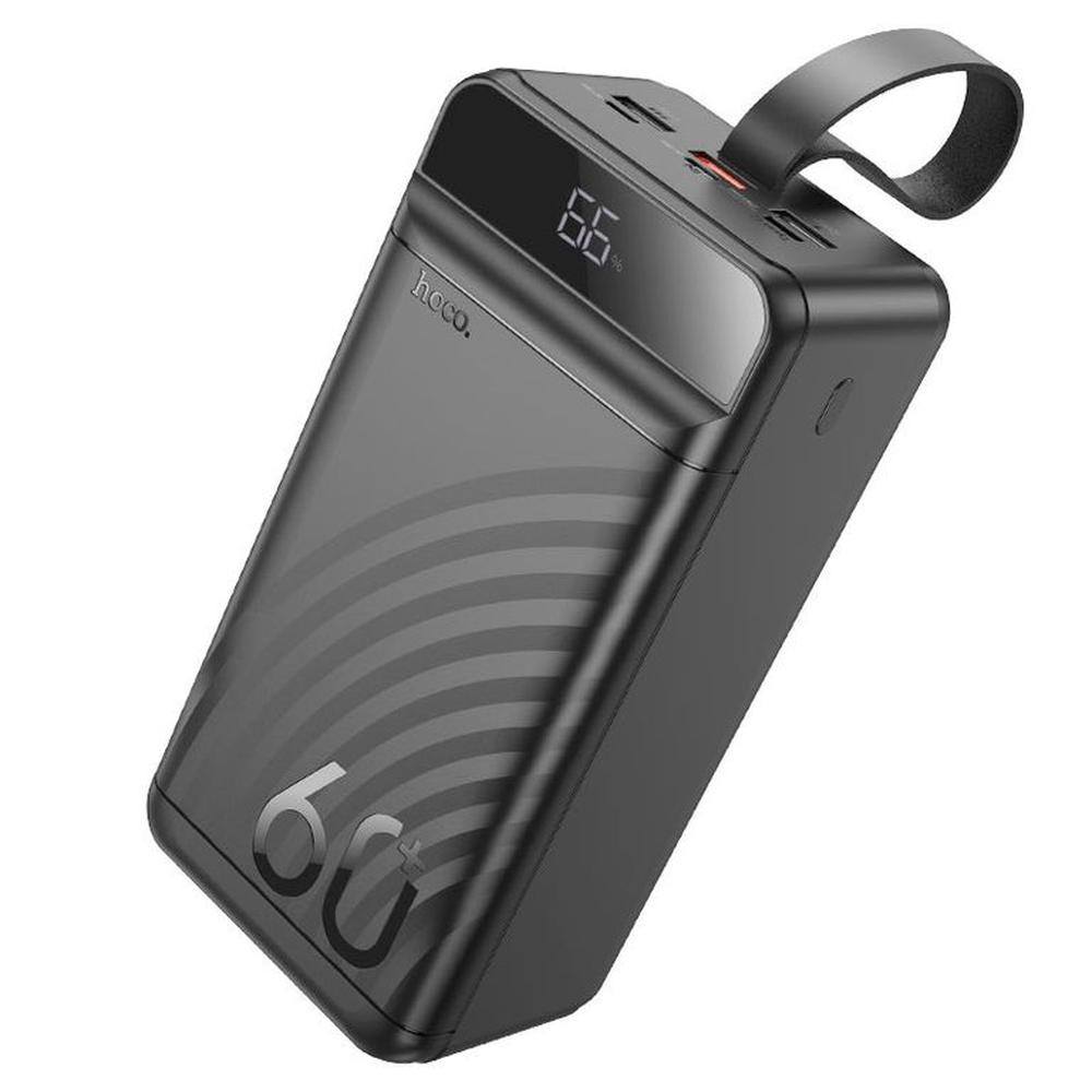 Cargador Celular 60000mah Carga Rápida 22w Hoco J123C - Negro