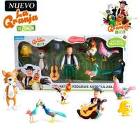 Set de Figuras Articulables La Granja de Zenón 8 Piezas