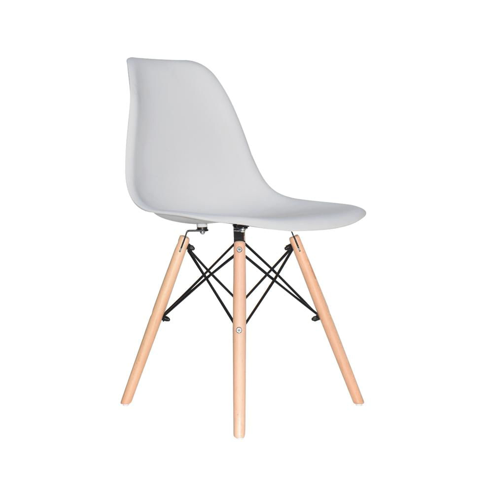 Silla De Comedor Diseño Eames Be Polipropileno Gris Ofideas