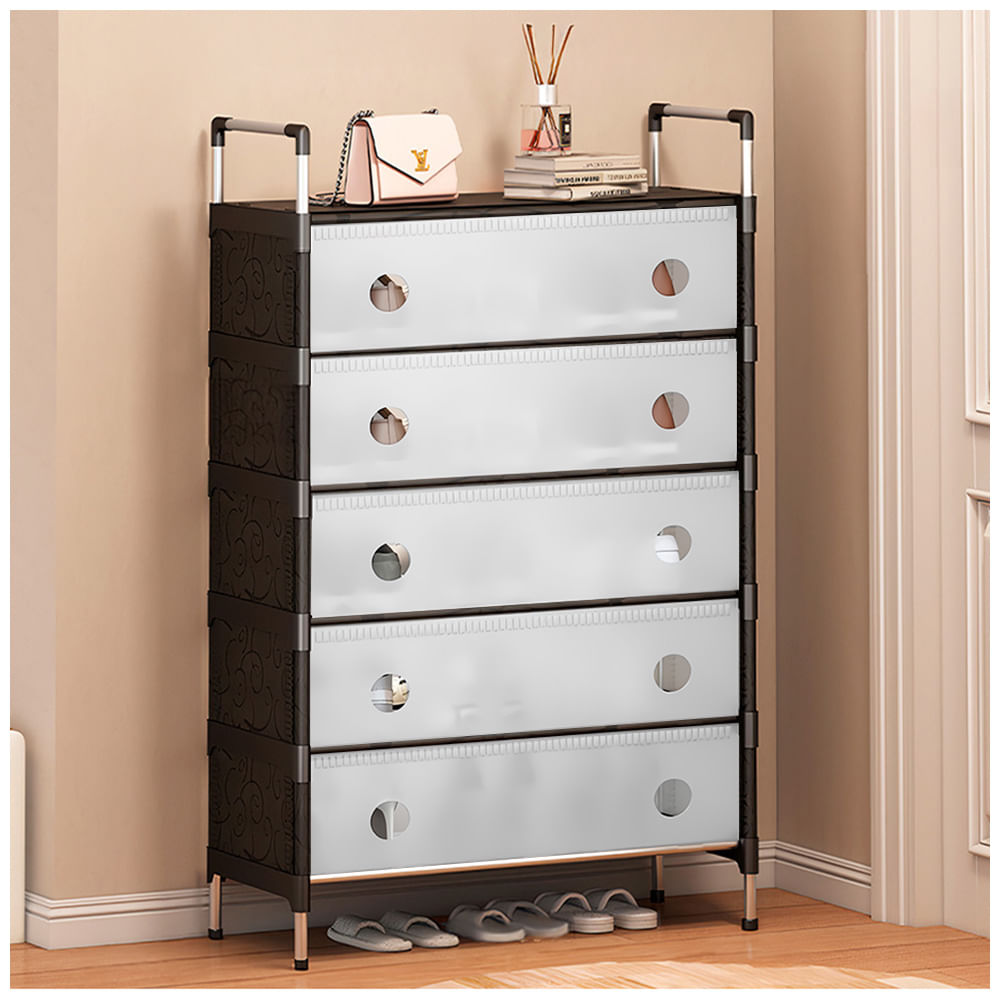 Zapatera de 5 Niveles Elegante Desmontable Moderna NG XJ6