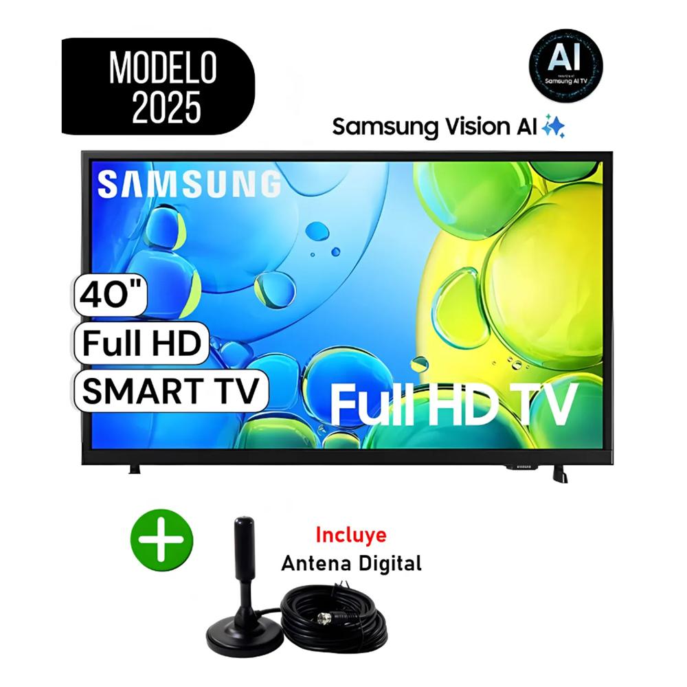 Televisor Samsung 40 UN40F6000FGXPE SMART TV FULL HD TIZEN OS + Antena Digital