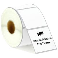 Rollo 400 Etiqueta Termica Adhesiva  10x12cm