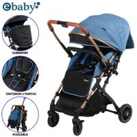 Coche Paseo Reversible Ebaby «VINCE» Azul
