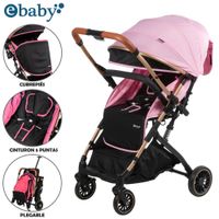 Coche Paseo Reversible Ebaby «VINCE» Pink