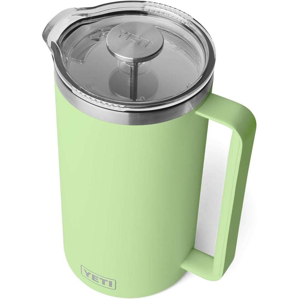 YETI Rambler Cafetera de Prensa con filtro de 64 oz | Verde Limón